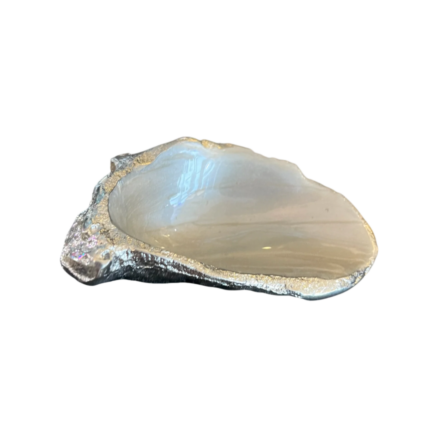 Silver Oyster Jewellery Dish