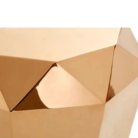 Rose Gold Diamond End Table Detail