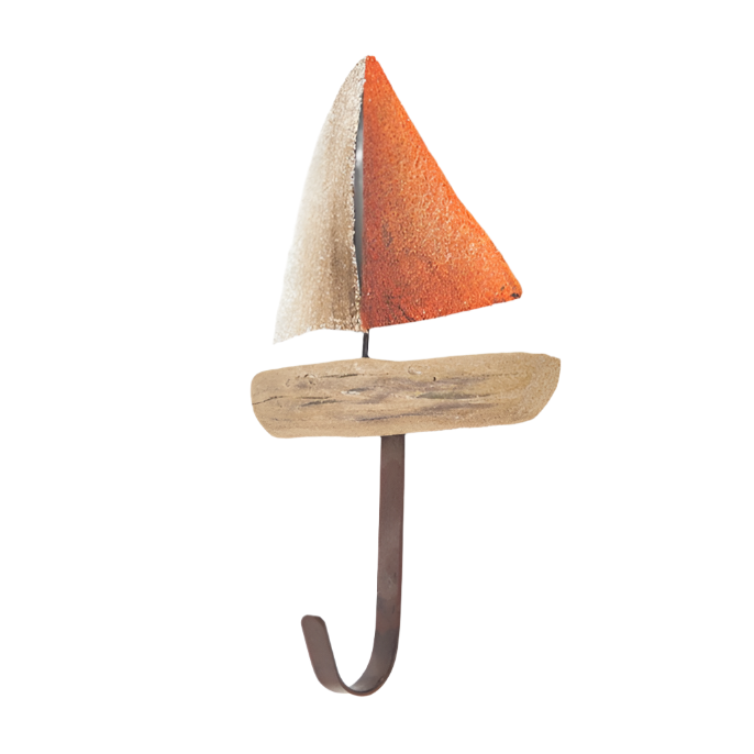 Sail Boat Coat Hooks (Set of 3)