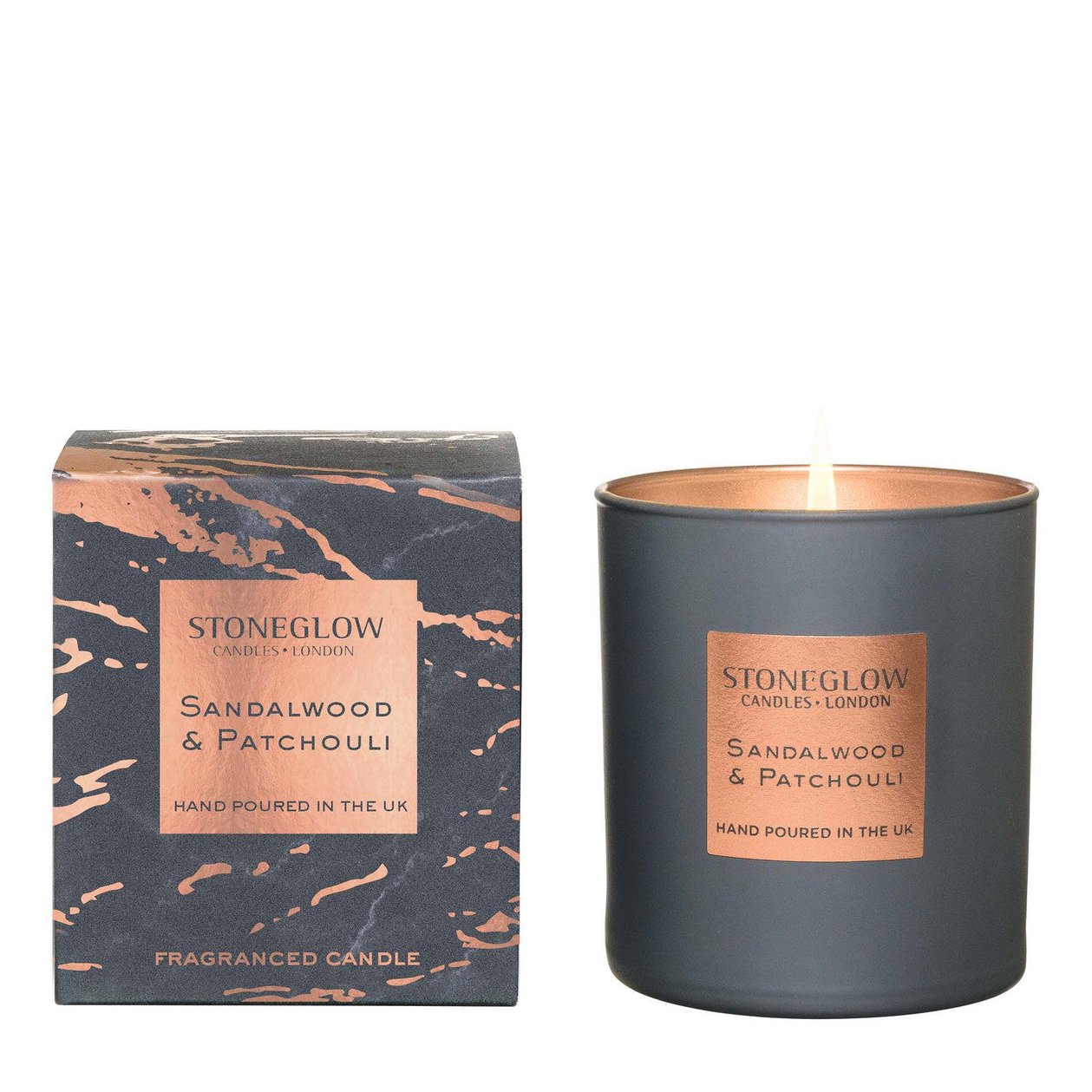 Sandalwood and Patchouli Scented Candle