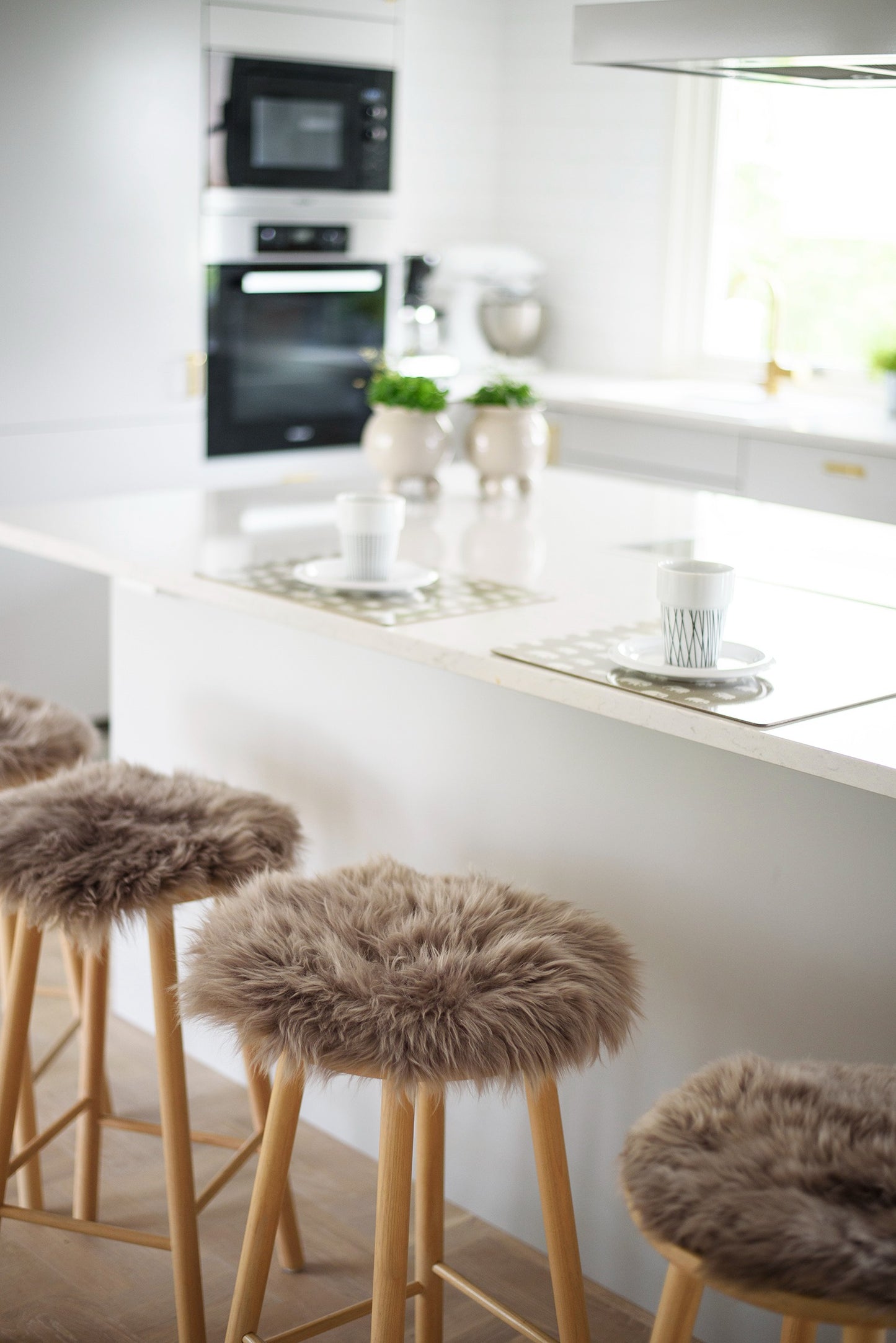 Sheepskin Seat Pad — Available in Silver and Beige