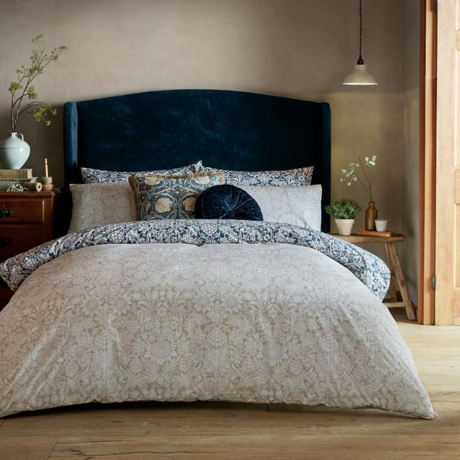 William Morris - Sunflower Ink Bedding