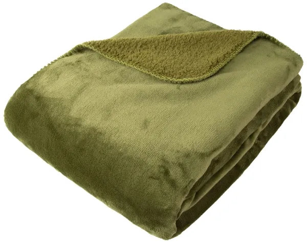 Super Soft Fleece Lined Luxury Throw (Various Colours)