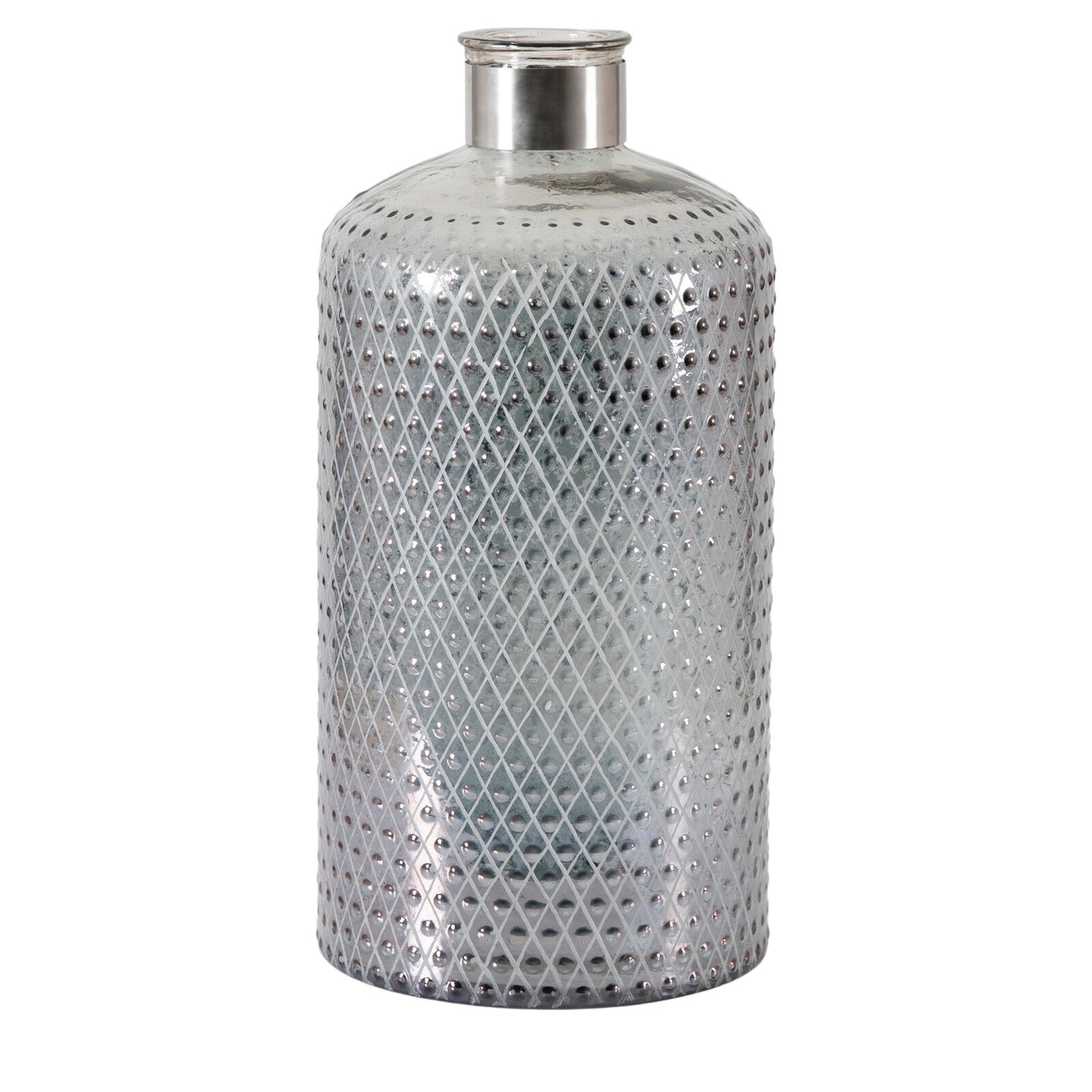 Textured Smoky Grey Vase