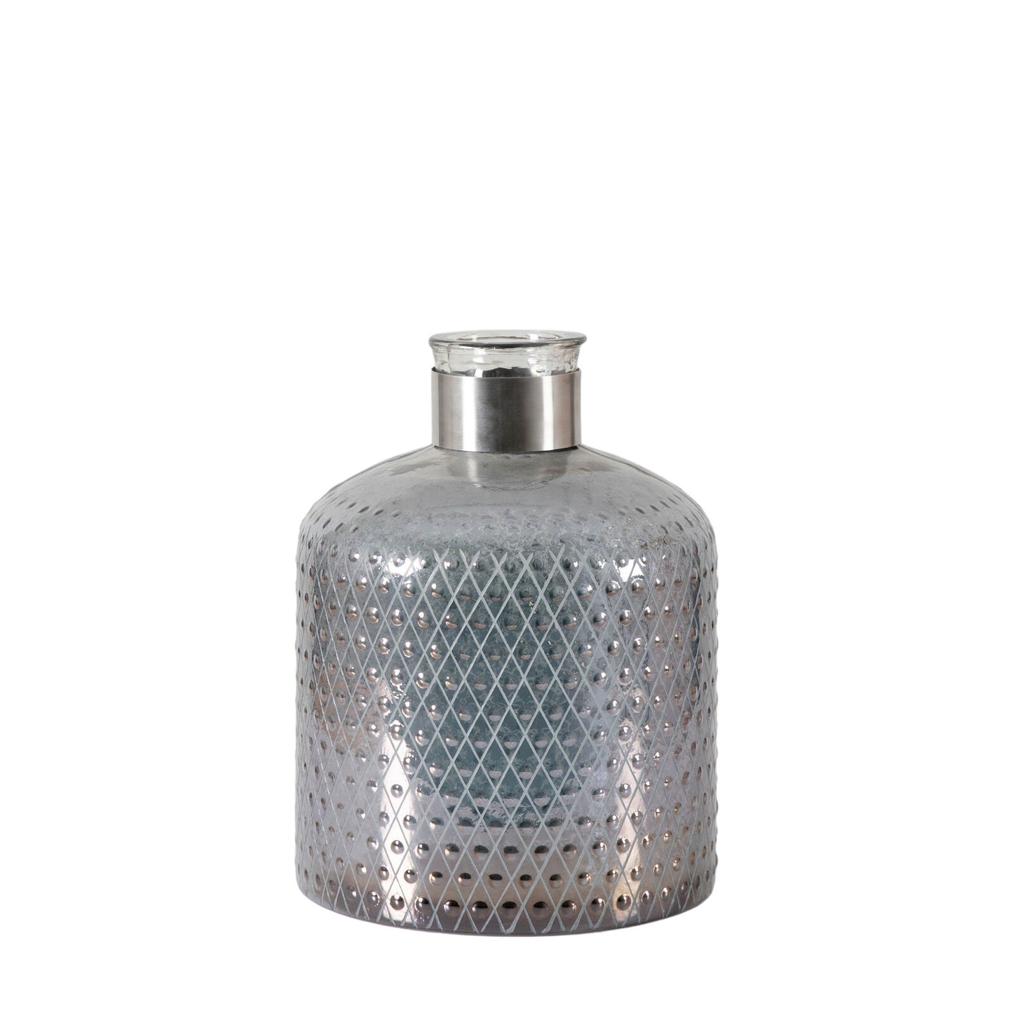 Textured Smoky Grey Vase