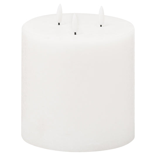 White LED Large Three Wick Candle