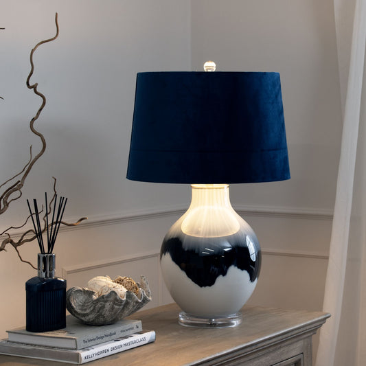 Venetian Blue Table Lamp