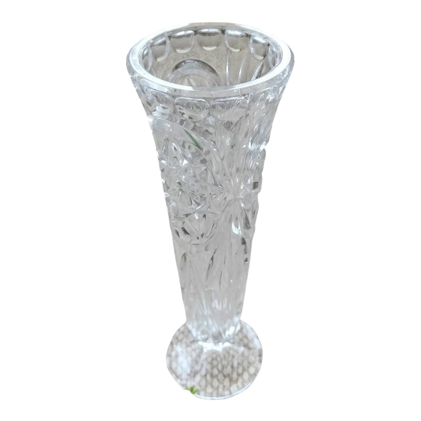 Vintage West German Crystal Vase