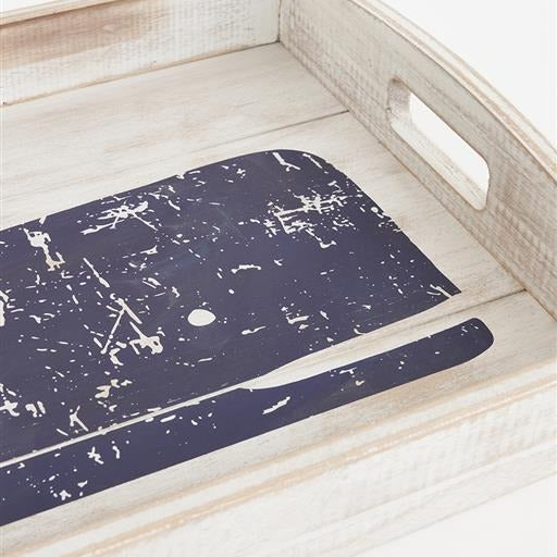 Wooden Whale Tea Tray