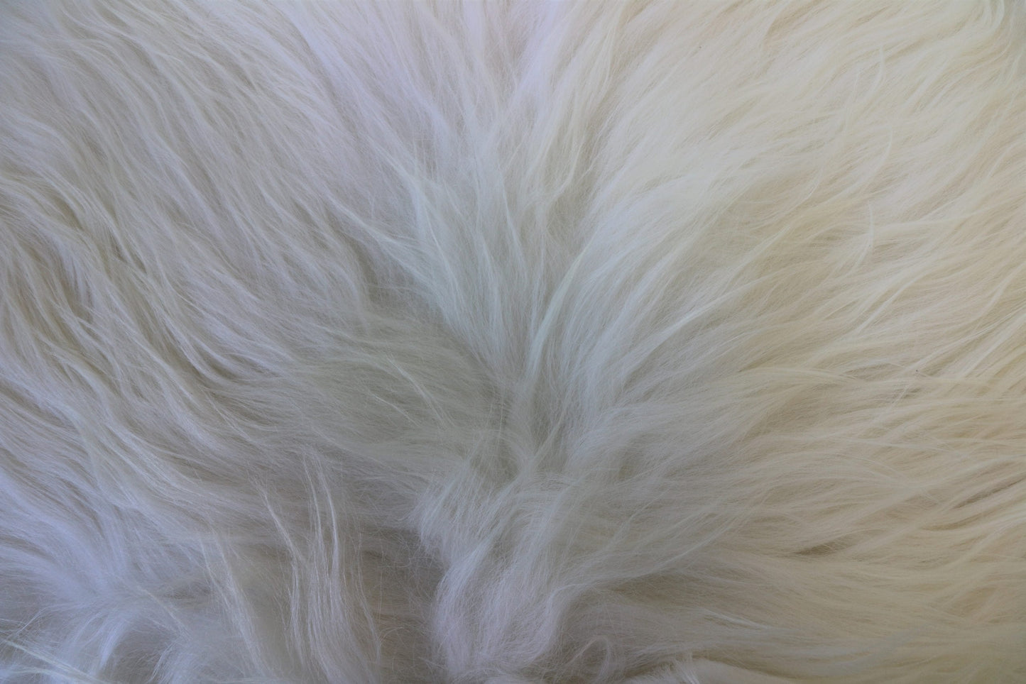 White Icelandic Sheepskin Hide