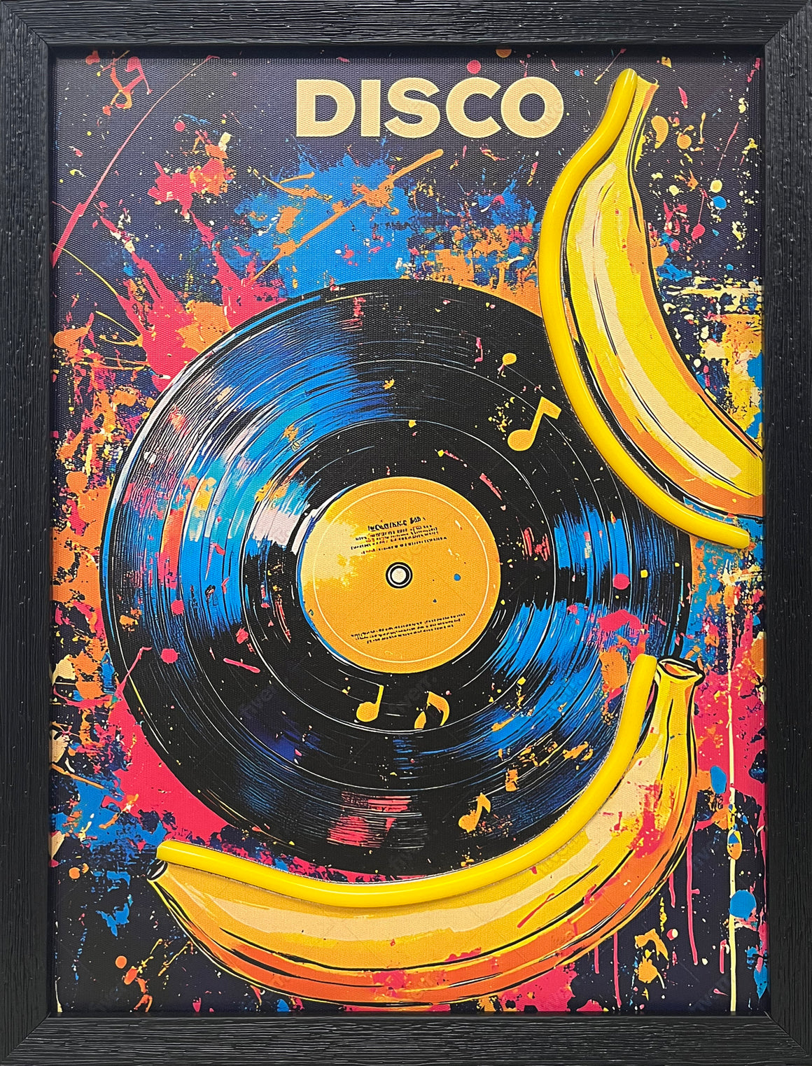 Disco Record Neon LED Wall Art