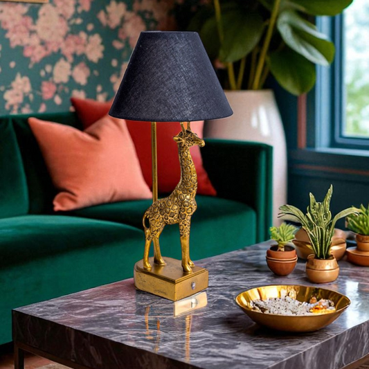 Gold Giraffe Table Lamp