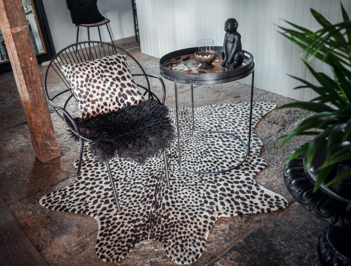 Leopard Print Rug