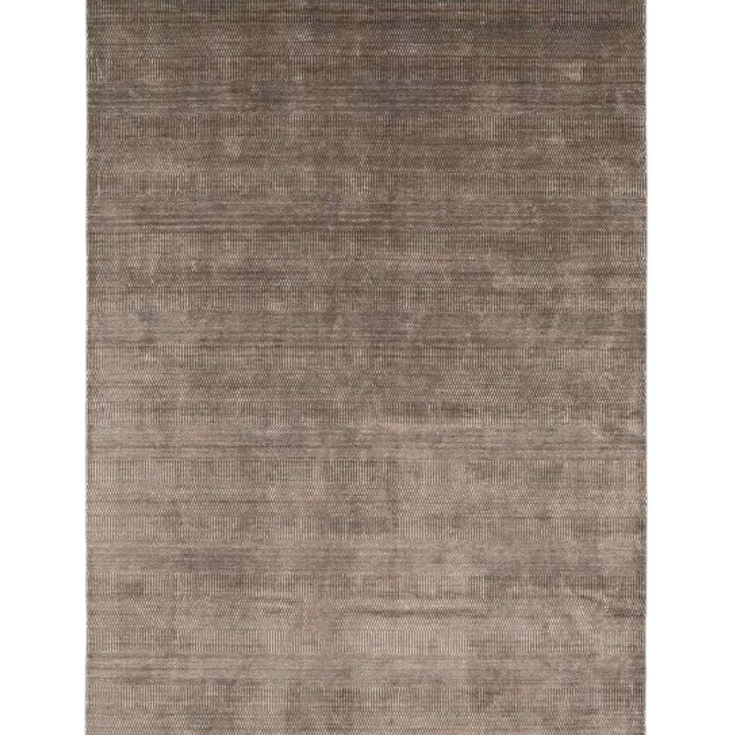 Textured brown rug on a white background