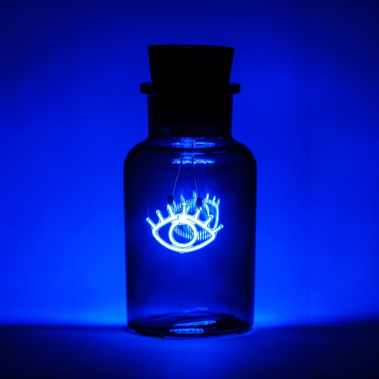 Blue Eye Neon LED Bottle