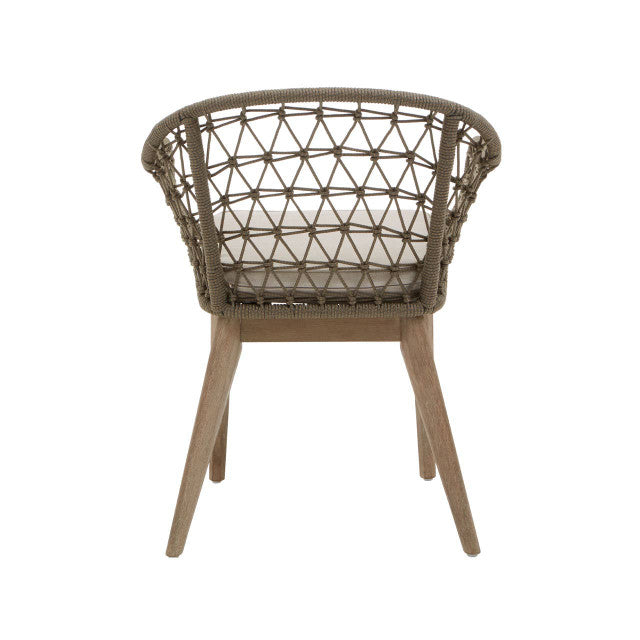 Amalfi Fabric and Rope Chair
