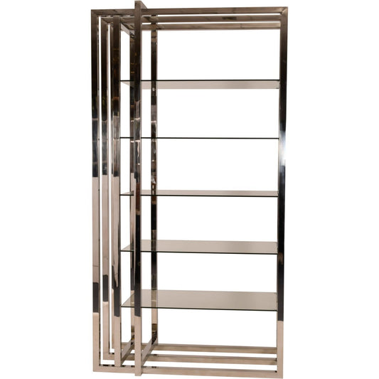 Pewter Steel Display Unit