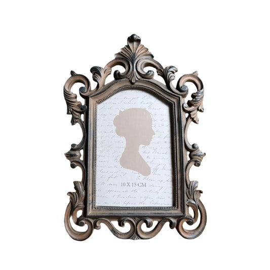 Deep Bronze Antique Style Ornate Photo Frame