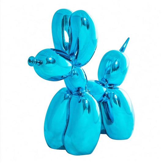 Metallic Resin Balloon Dog