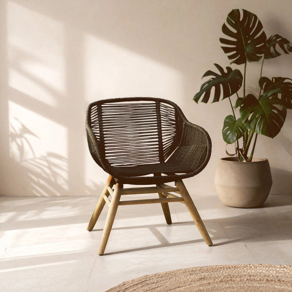 Black Rope Chair