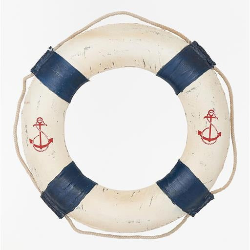 Blue and White Life Buoy