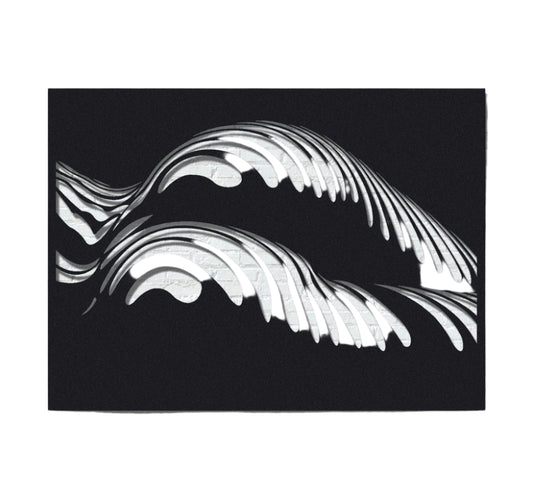 Body Lines Metal Wall Art
