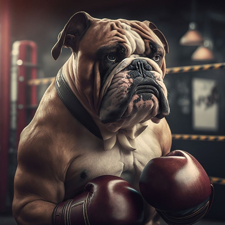 Add a bold, daring vibe to your space with this Boxing Bulldog Glass Wall Art. Crafted from tough tempered glass, it brings a masculine, edgy flair that commands attention. Perfect for those who want their decor to pack a punch with style and attitude; and show off their love for dogs!
30 x 30 cm