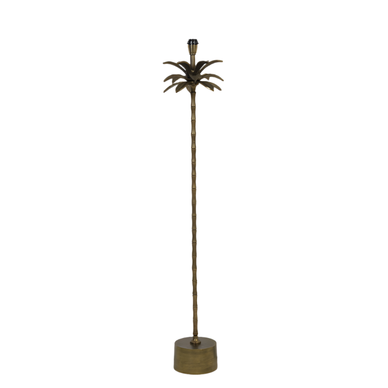 Bronze Palm Floor Lamp