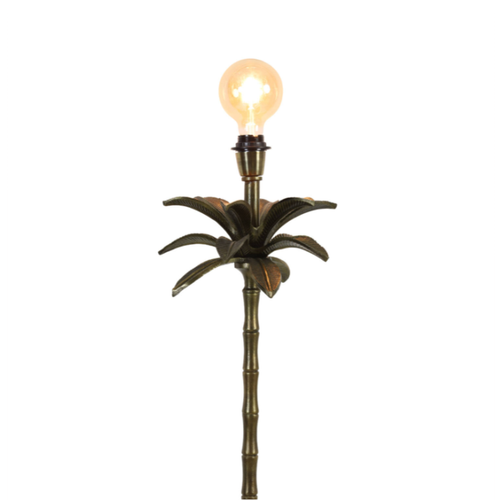 Bronze Palm Floor Lamp
