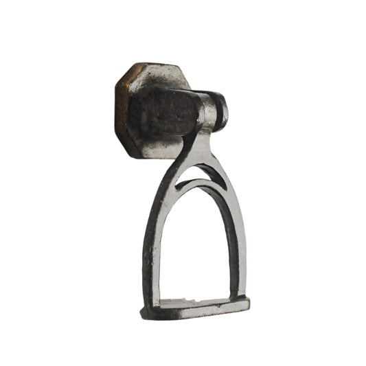 Cast Iron Horse Stirrup Drawer Hook