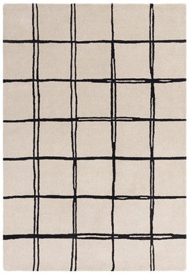 Contemporary Grid Duotone Rug