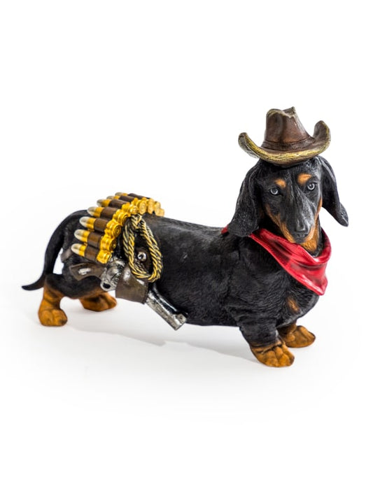 Cowboy Dachshund Ornament