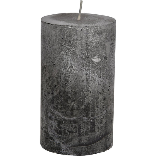 Diffused Black and Silver Candle