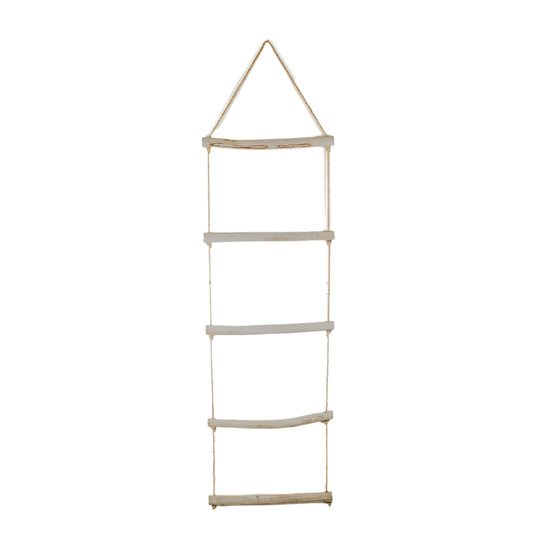 Rope and Driftwood Towel Rail