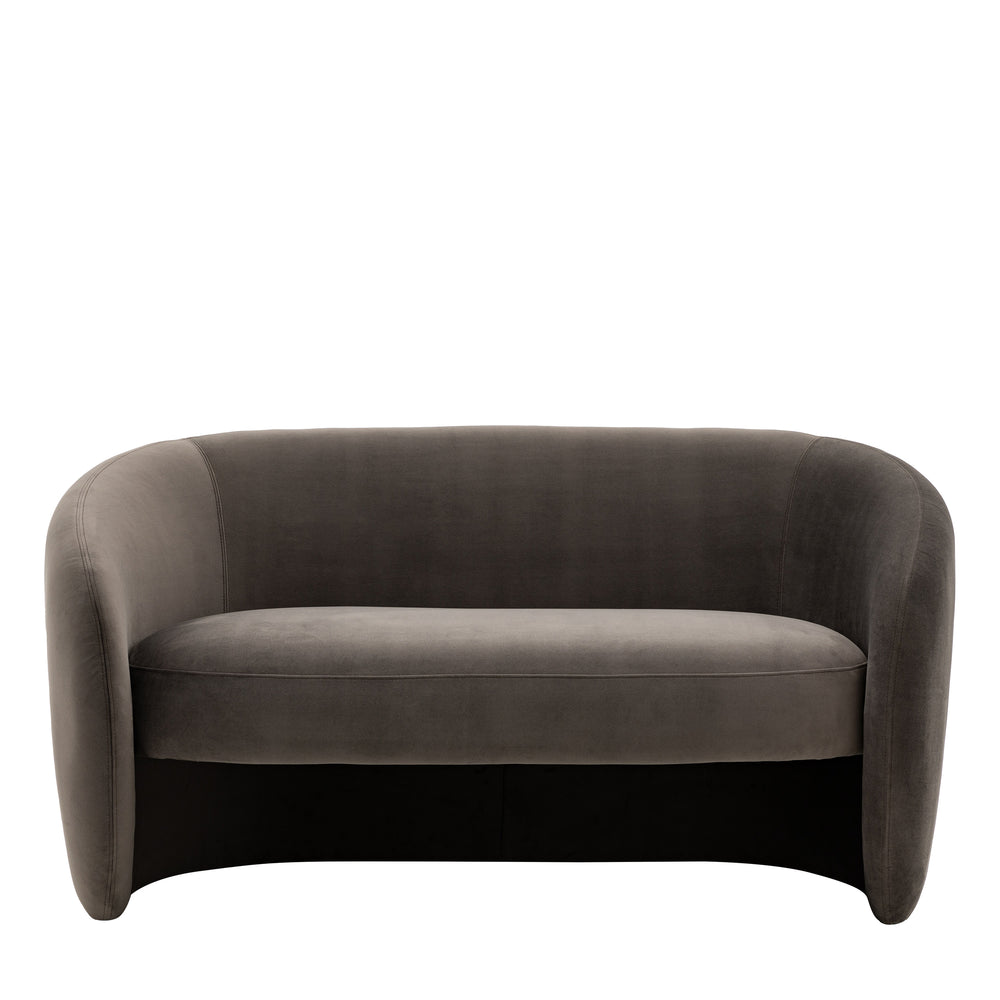 Contemporary Curve Sofa - Grey or Green