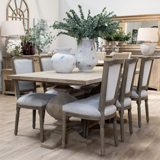 French Mango Wood Dining Table