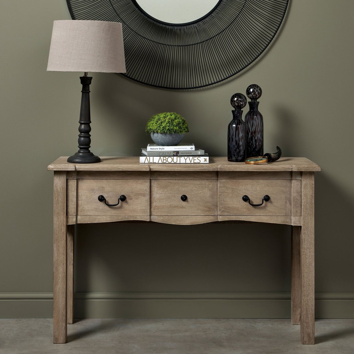 French Mango Wood Console