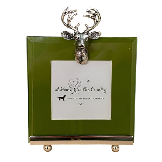Green Stag Photo Frame
