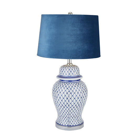 Hamptons Blue and White Table Lamp