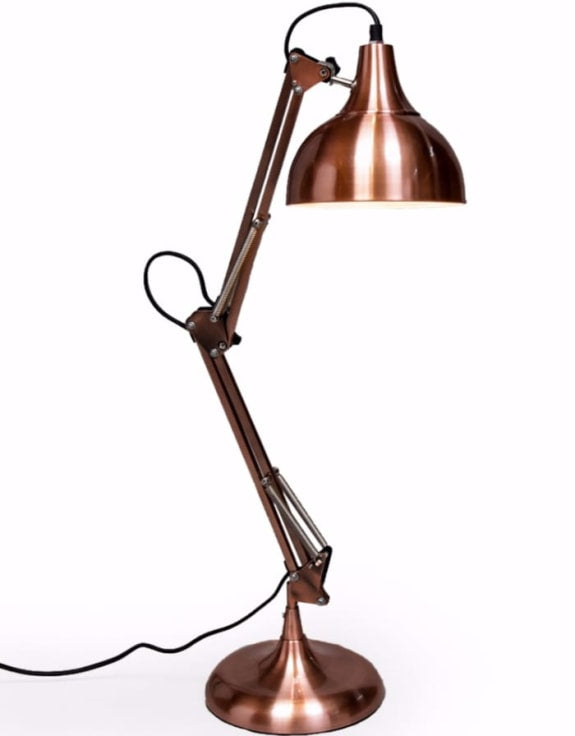 Copper Vintage Style Desk Lamp