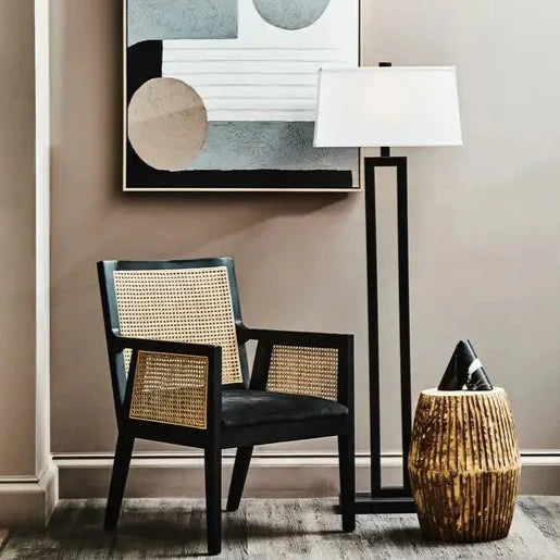 Japandi Rattan Chair In Room