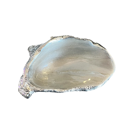 Silver Oyster Jewellery Dish