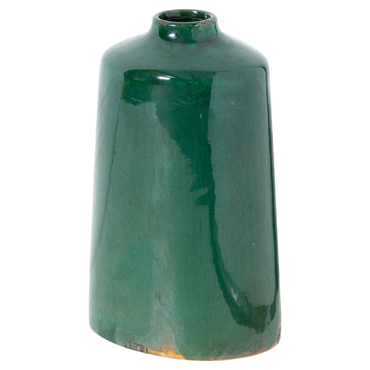 Vintage Look Green Flower Vase