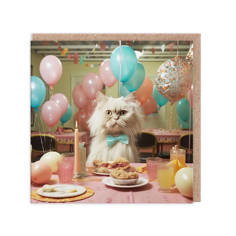 Party Cat Birthday Card