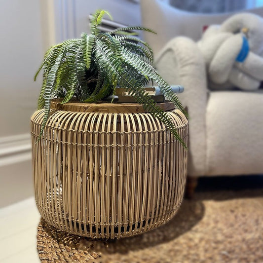 Rattan Crab Pot Coffee Table