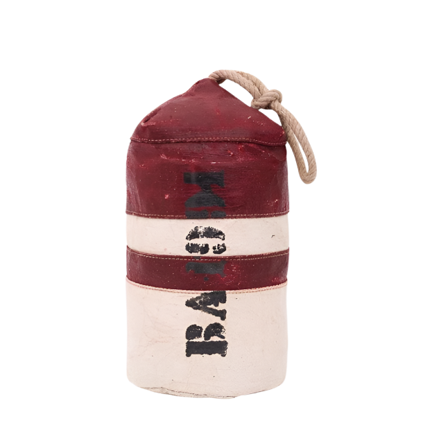 Red and White Buoy Door Stop