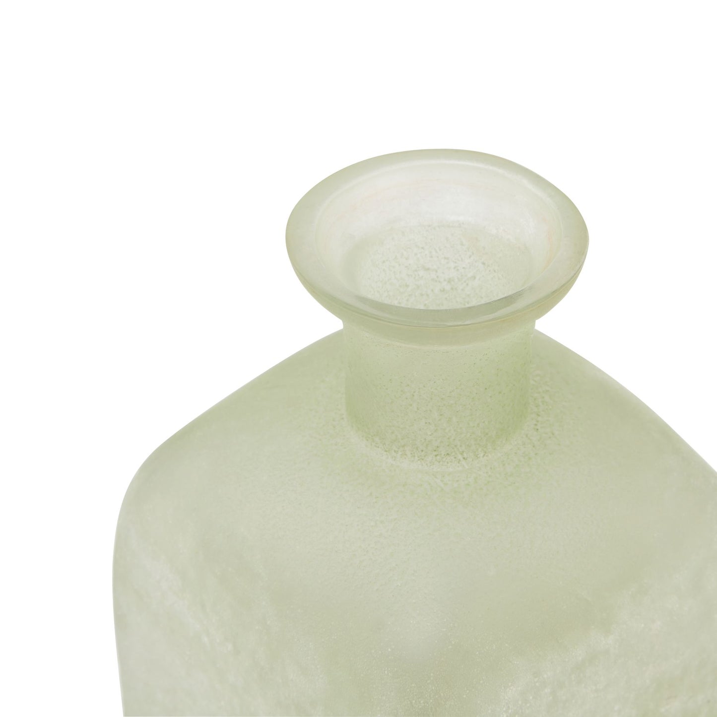 Sage Glass Candle Holder