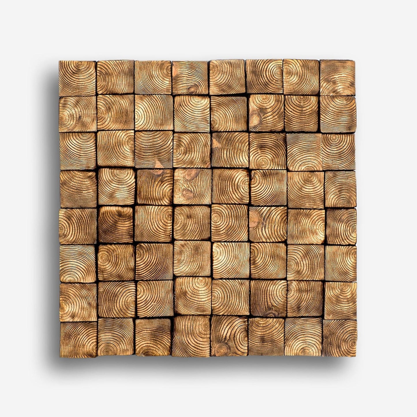 Smoked Brown Wood Wall Art