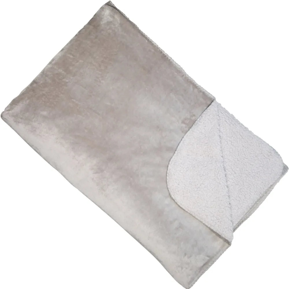 Super Soft Fleece Lined Luxury Throw (Various Colours)