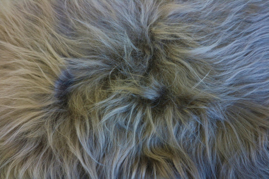 Taupe Icelandic Sheepskin Hide